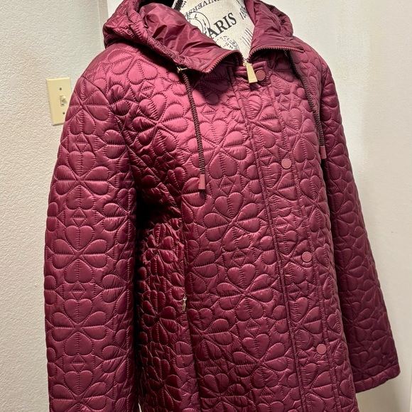 Kate Spade ♠️ Blackberry Quilted Puffer Jacket - Picture 8 of 14
